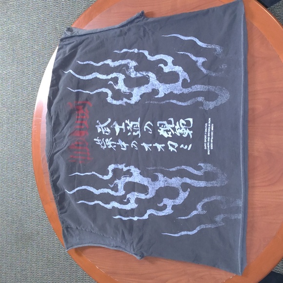 Darc Sport Wolves Bushido Code Faded Crewneck Workout Tank Men's Size L - Picture 4 of 12